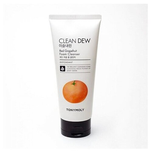 TONYMOLY CLEAN DEW Red Grapefruit Foam Cleanser Очищающая пенка для умывания с экстрактом красного грейпфрута