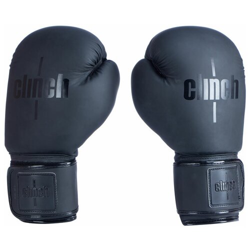 C143 Перчатки боксерские Clinch Mist черные вес 16 унций - Clinch 1923₽