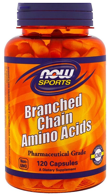 Now Branched Chain Amino Acids 120 капсул