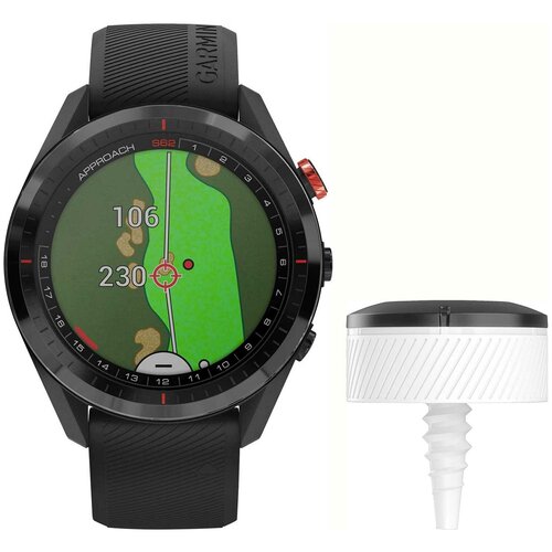 Спортивные наручные часы Garmin Approach S62 Wrist GPS with Golf Black Bundle CT10 010-02200-02 4490000₽