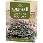 Чай листовой зеленый Азерчай Загадка востока, с яблоком и айвой, 90 г - изображение