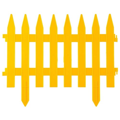 Забор декоративный Grinda Классика 28x300см, желтый 422201-Y