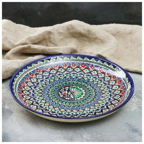 синий, разноцветный