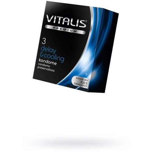 Презервативы 'VITALIS' №3 (ширина 53mm) с охлождающим эффектом
