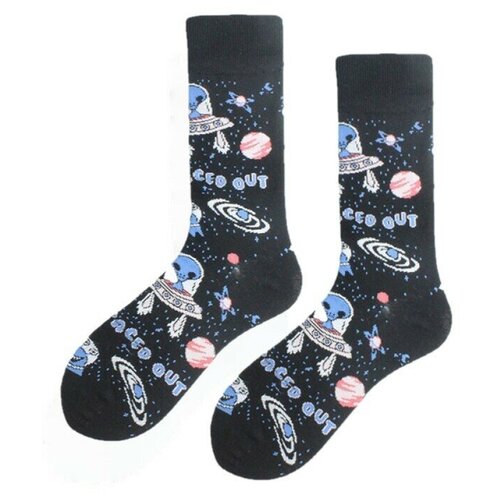 фото Носки i miss you, размер 40-43, голубой, синий