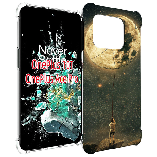 Чехол MyPads Луна-светит для OnePlus 10T задняя-панель-накладка-бампер