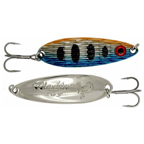 Блесна колеблющаяся LureMax Plankton 64мм, 18 г, 42, Red eye