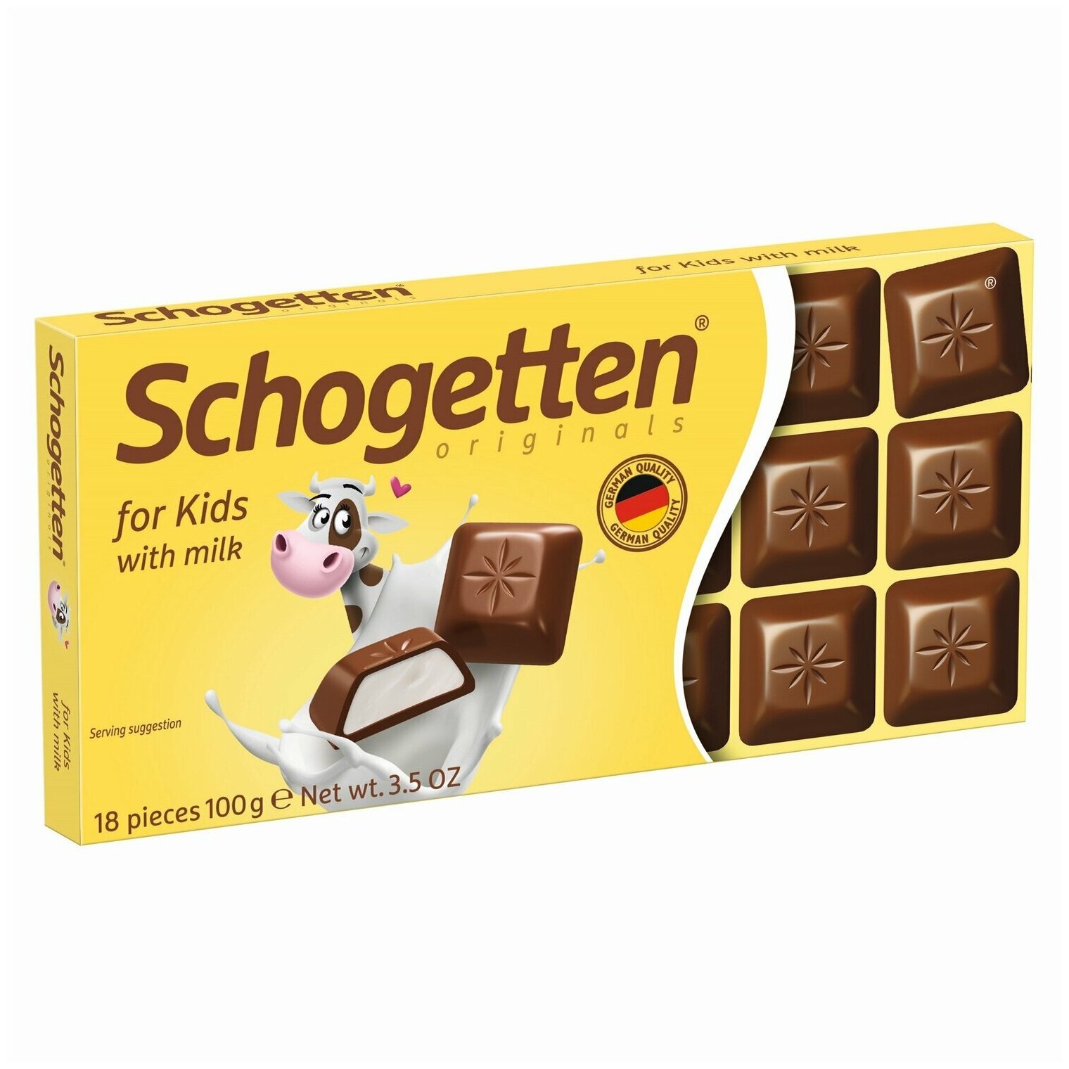 Шоколад Schogetten for Kids молочный с молочной начинкой порционный, 100 г - фотография № 20