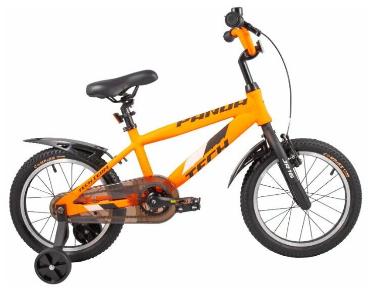 Велосипед Tech Team Panda 18" оранжевый (алюмин)