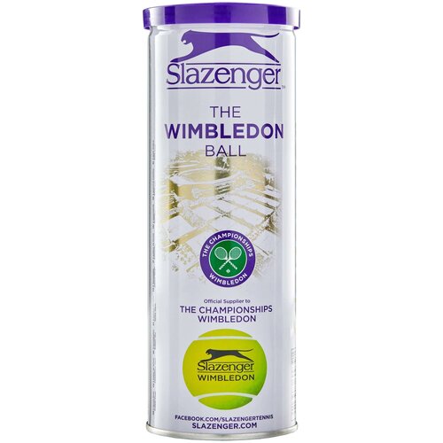 Мячи для большого тенниса Slazenger The Wimbledon ball all court 3TB