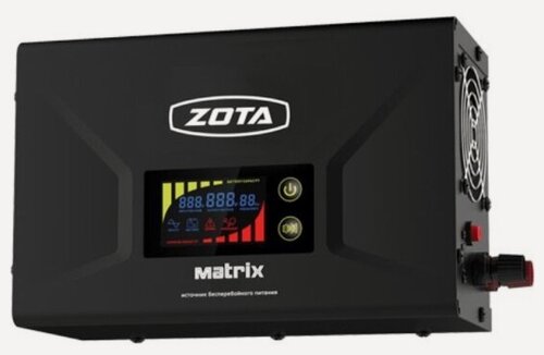 Изображение товара Источник бесперебойного питания Zota Matrix WT600, 600 Вт, 12В