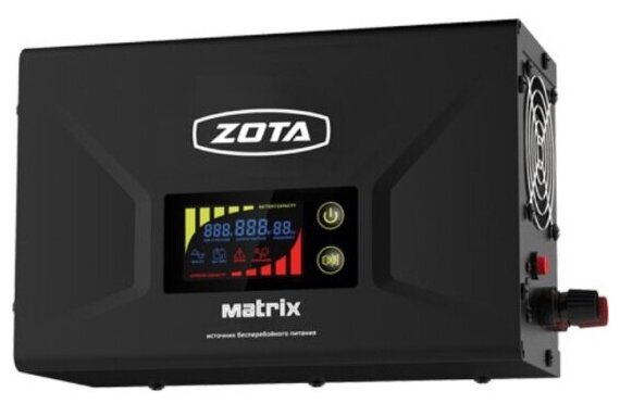 Источник бесперебойного питания Zota Matrix WT600, 600 Вт, 12В