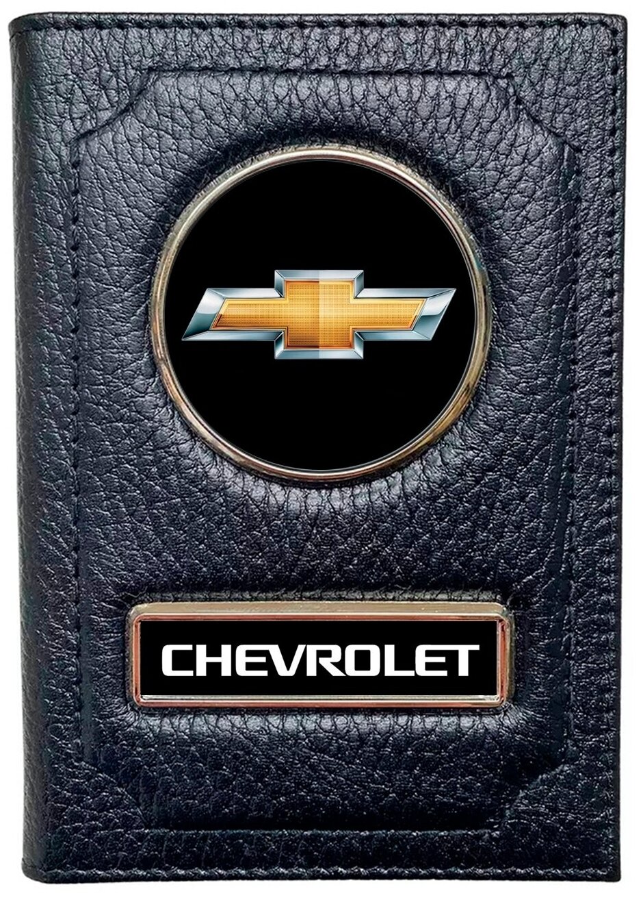 Обложка для автодокументов с логотипом шевроле / Бумажник водителя CHEVROLET