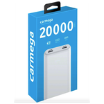 Внешний аккумулятор Carmega 20000mAh Charge 20 white (CAR-PB-202-WH) - изображение