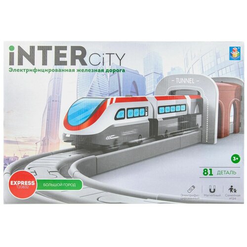 фото Набор железная дорога 1toy intercity express "большой город" 1 toy