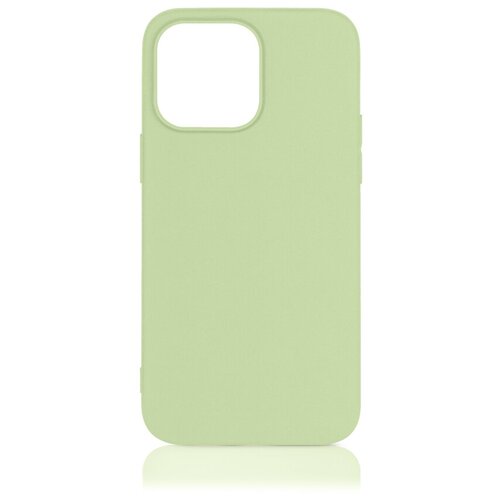 DF / Силиконовый чехол для телефона iPhone 14 Pro Max на Айфон 14 Про Макс DF iCase-33 (light green) / светло-зеленый