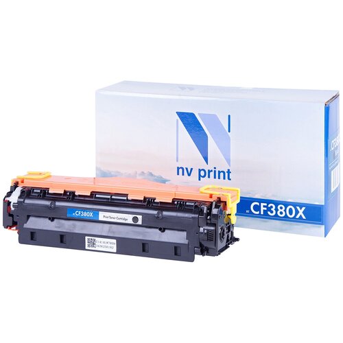 Картридж NV Print NVM-CF380XBk, для HP Color LaserJet M476dn/ M476dw/ M476nw, совместимый картридж лазерный nv print nv cf380x для hp m476dn m476dw m476nw черный 1 шт