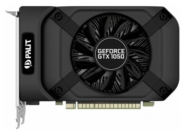 Видеокарта Palit PA-GTX1050Ti StormX 4G nVidia GeForce GTX 1050TI 4096Mb 128bit GDDR5 1290/7000 DVIx1/HDMIx1/DPx1/HDCP Ret