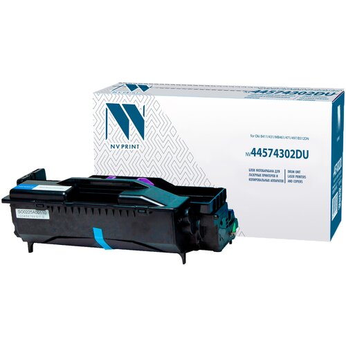 Фотобарабан NV Print 44574302 Black (NV-44574302DU) фотобарабан nv print e250x22g du черный для лазерного принтера