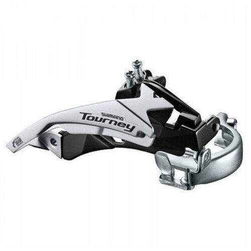 переключатель передний велосипедный shimano fd ty700 ts6 tourney 7 8 speed Переключатель передний Tourney FD-TY700 42T 34,9мм, с универсальной тягой