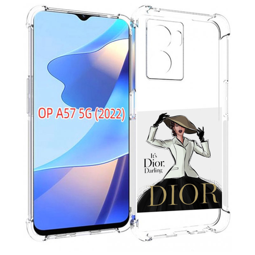 Чехол MyPads drawings of sketches для OPPO A57 5G(2022) задняя-панель-накладка-бампер