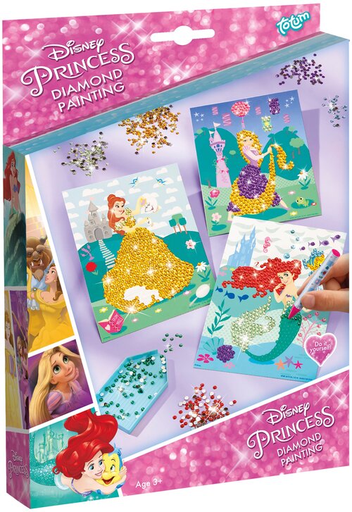 Набор для творчества TOTUM DIAMOND PAINTING Disney Princess 044227