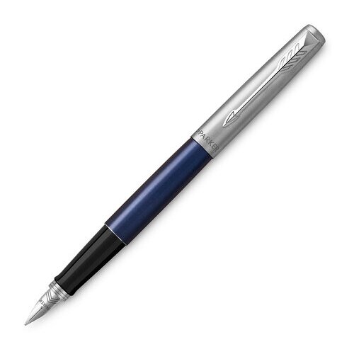 ручка перьевая parker jotter core f63 royal blue ct m корпус из нержавеющей стали Parker Jotter Core - Royal Blue CT, перьевая ручка, M