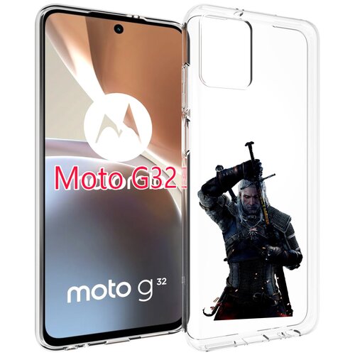 Чехол MyPads The-Witcher-3-Ведьмак для Motorola Moto G32 задняя-панель-накладка-бампер чехол mypads the witcher 3 ведьмак для motorola edge plus задняя панель накладка бампер