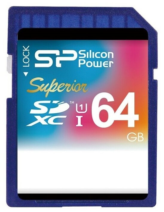 Карта памяти 64Gb SD Silicon Power (SP064GBSDXCU1V10)