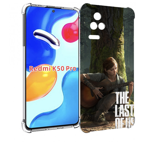 Чехол MyPads The Last of Us Part II для Xiaomi Redmi K50 / K50 Pro задняя-панель-накладка-бампер чехол mypads время приключений снежный король для xiaomi redmi k50 k50 pro задняя панель накладка бампер