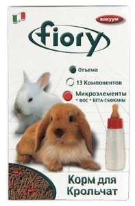 Корм для крольчат Fiory Puppypellet гранулированный 850 г