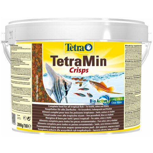 Сухой корм для рыб, ракообразных Tetra TetraMin Crisps, 10 л, 2 кг