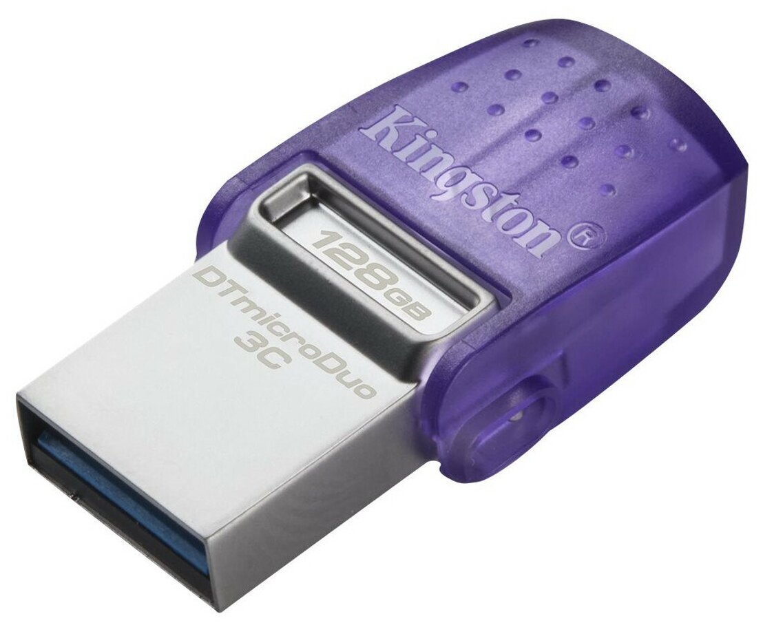 USB Flash drive Kingston DataTraveler MicroDuo 3C 128GB фиолетовый