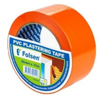 Folsen Cтроительная лента PVC оранжевая, 50мм x 33м 0253350 .