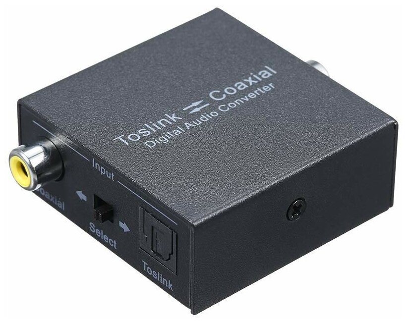 Конвертер преобразователь аудио Coaxial Toslink S/PDIF - оптика Optical коаксиал