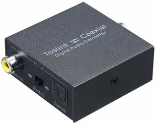 Конвертер преобразователь аудио Coaxial Toslink S/PDIF - оптика Optical коаксиал