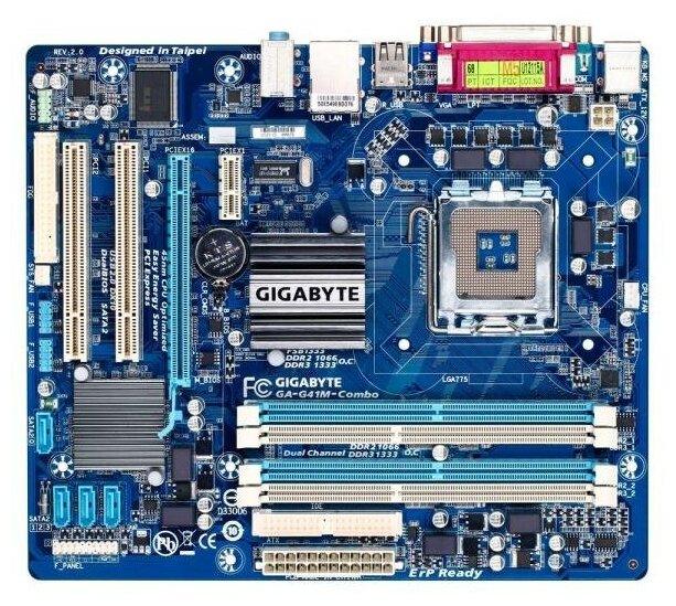 Материнская плата GigaByte GA-G41M-COMBO-GQ