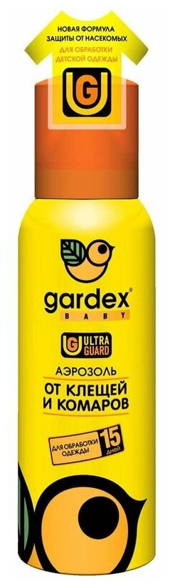 Аэрозоль от клещей и комаров Gardex Baby на одежду 100 мл - фотография № 4