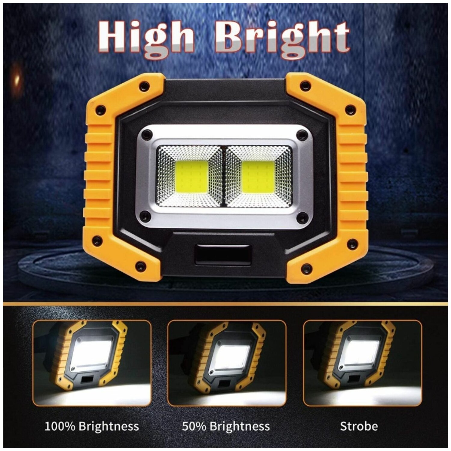 Прожектор светодиодный MR-4528, c функцией Power Bank / Диодный led ...
