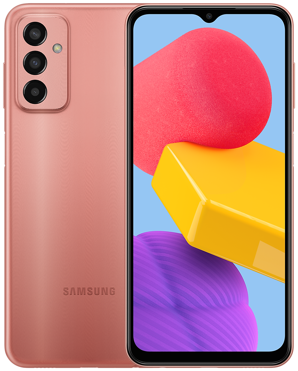 Смартфон Samsung Galaxy M13 4/64 ГБ, Dual nano SIM, оранжевая медь