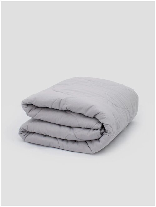 Одеяло 1.5 спальное / Хлопковый мир / одеяло льняное теплое 300 гр/м2 в поплине 1,5 сп полутороспальное