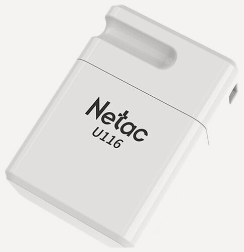 Изображение товара USB флешка Netac U116 32Gb white USB 2.0 (NT03U116N-032G-20WH)