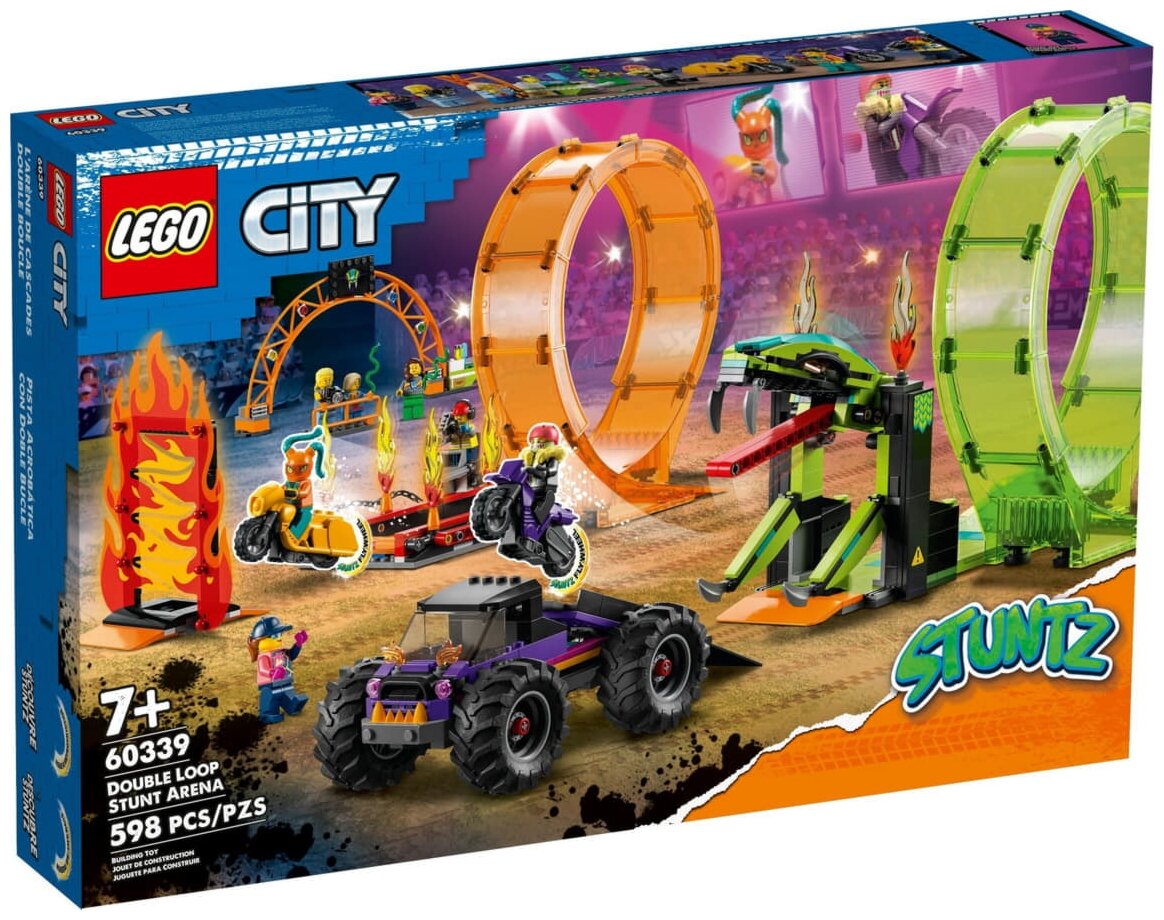 LEGO City 60339, Stuntz, Double Loop Stunt Arena 60339