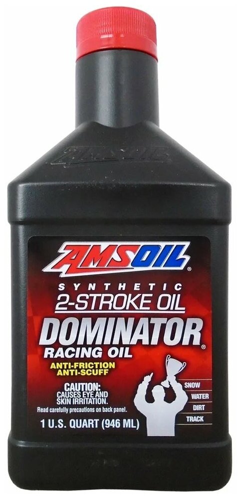 Моторное масло для 2-Такт AMSOIL DOMINATOR® Synthetic 2-Stroke Racing Oil (0,946л)