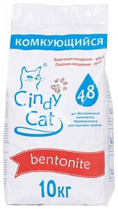 Cindy Cat Bentonite комкующийся бентонитовый наполнитель - 10 кг (48 л)
