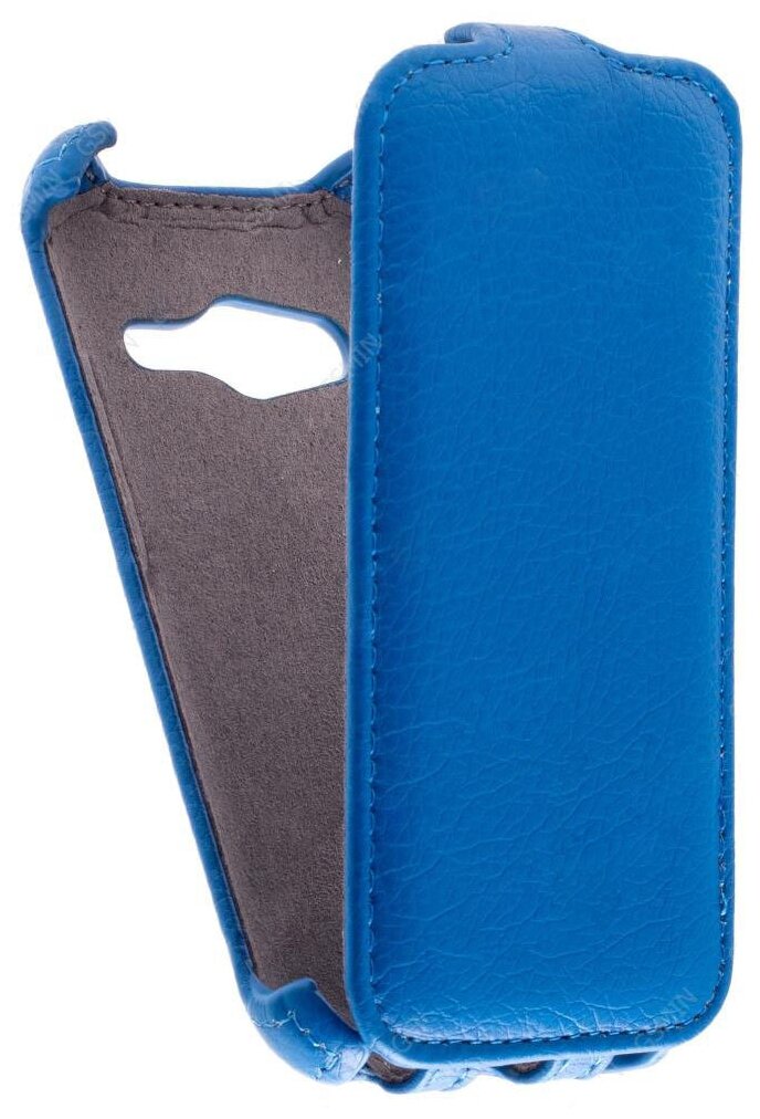 Кожаный чехол для Samsung Galaxy Ace 4 Lite (G313h) Armor Case (Синий)
