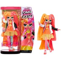 Кукла L.O.L. Surprise OMG Fierce Neonlicious розовый, 585268