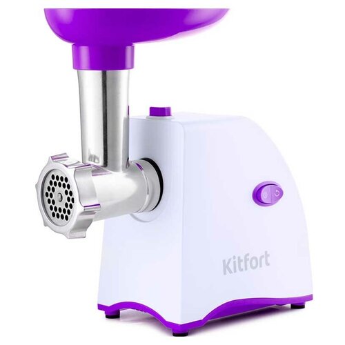 Мясорубка Kitfort КТ-2111-1 бело-фиолетовая 249000₽