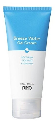 Охлаждающий успокаивающий гель-крем Purito Breeze Water Gel Cream, 80мл