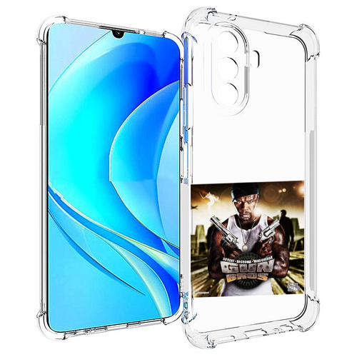 Чехол MyPads 50 Cent - Gun Bros для Huawei Nova Y70 / Nova Y70 Plus (MGA-LX9N) / Huawei Enjoy 50 задняя-панель-накладка-бампер чехол mypads 50 cent candlewick для huawei nova y70 nova y70 plus mga lx9n huawei enjoy 50 задняя панель накладка бампер